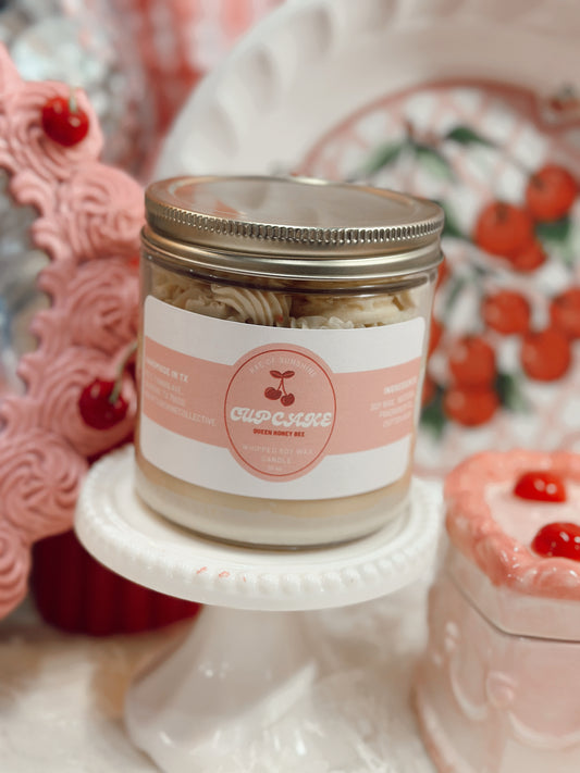 Cupcake Candle - Queen Honey Bee