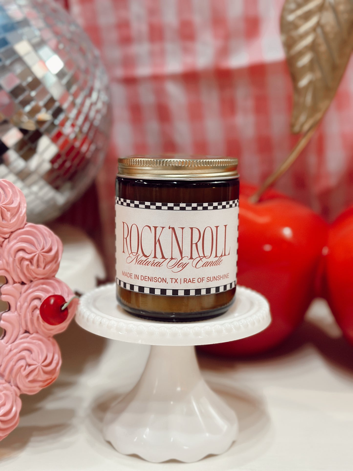 Retro - Rock 'N' Roll Candle