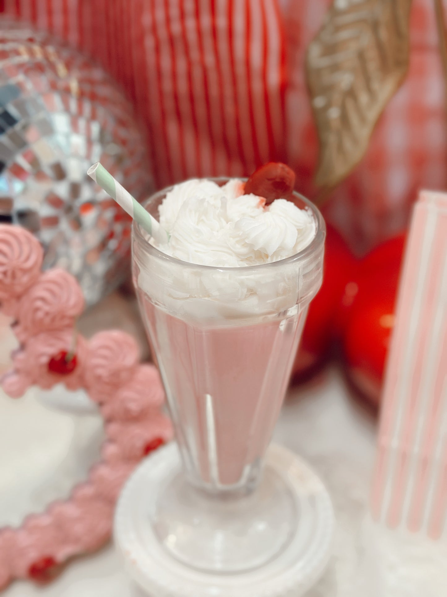 Strawberry Milkshake Candle